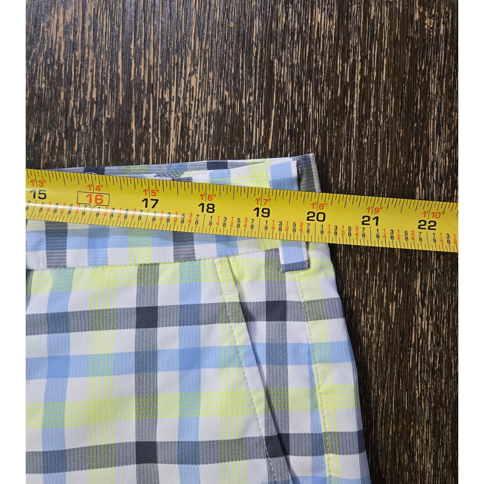 Nike Nike Golf Dri-Fit Size 40 Performance Shorts Blue Yellow Size US 40 / EU 56 - 7 Thumbnail