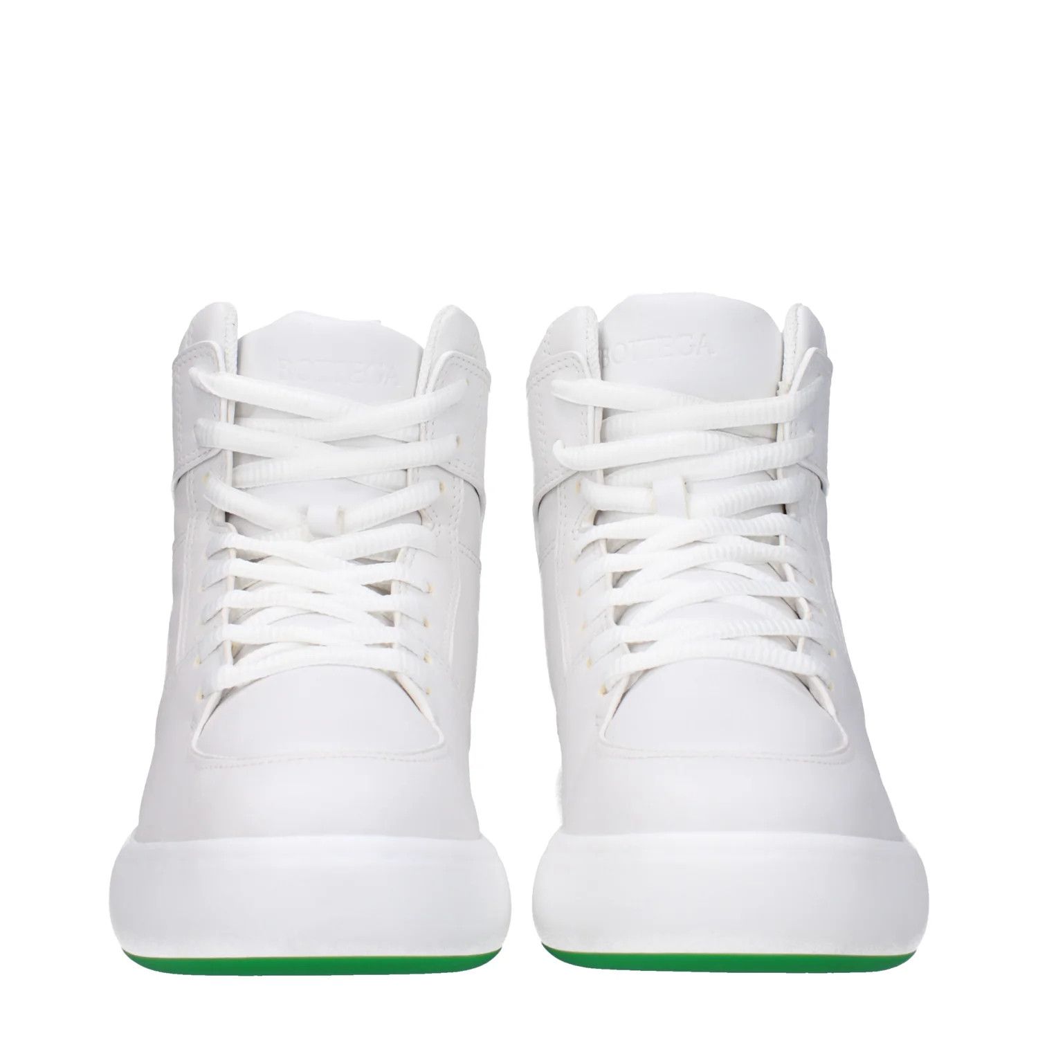 Bottega Veneta ob1o1e0325 Leather Sneakers in White Size US 7 / EU 40 - 3 Thumbnail