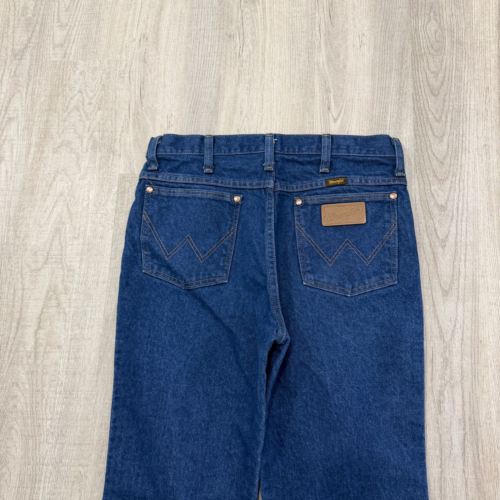Wrangler Vintage Wrangler Cowboy Cut Slim Fit Jeans Men's 31x32 Blue Size US 31 - 6 Thumbnail