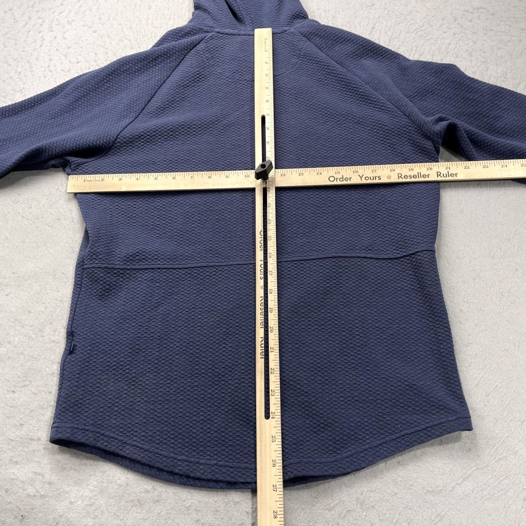 Vintage Swannies Golf Hoodie Mens Medium Blue Textured Knit Pullover Sweatshirt Solid Size US M / EU 48-50 / 2 - 7 Thumbnail