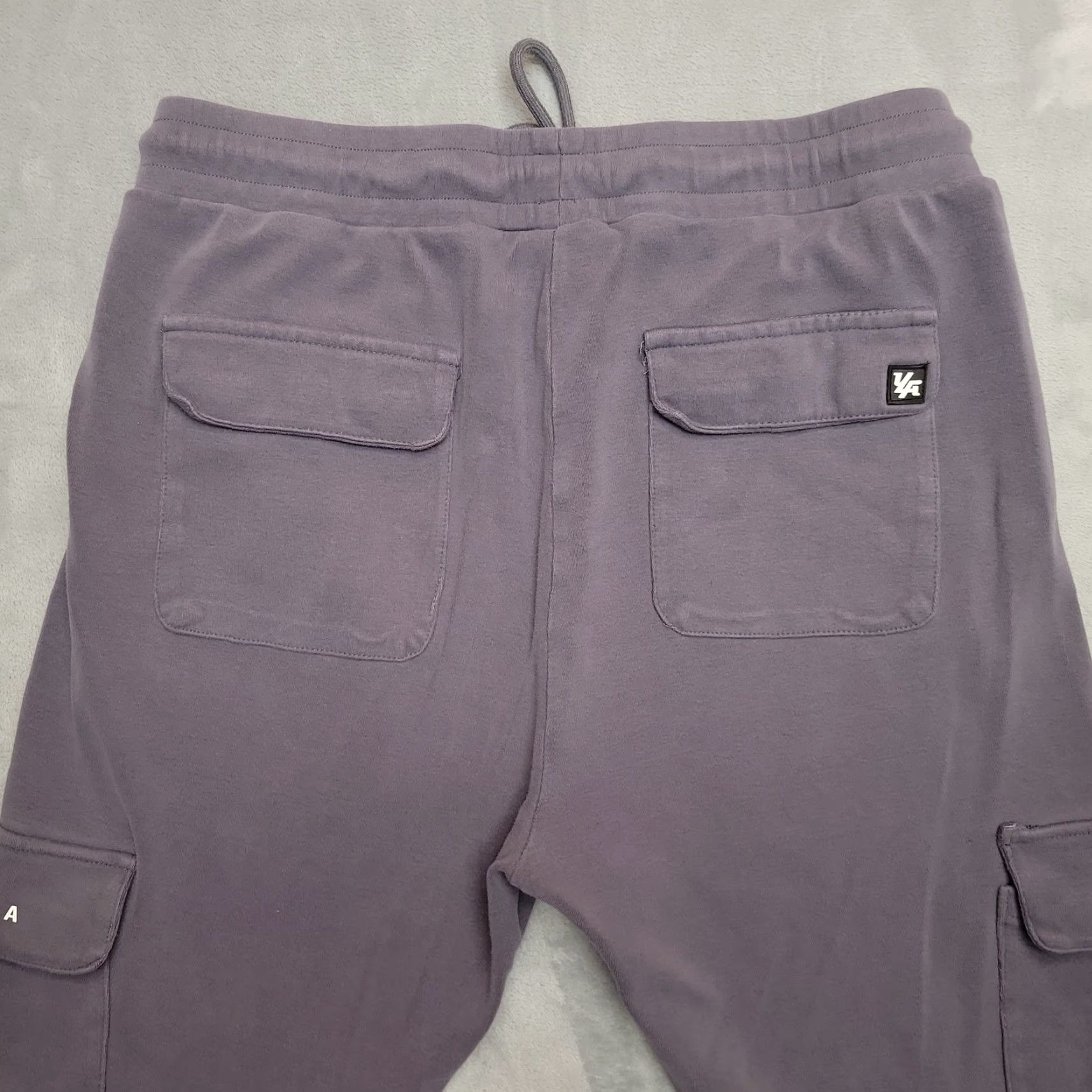 YoungLA VINTAGE YoungLA Pants Mens XL Gray Stretch Cargo Joggers Gym Fitness Streetwear Zip Leg Size US 36 / EU 52 - 7 Thumbnail