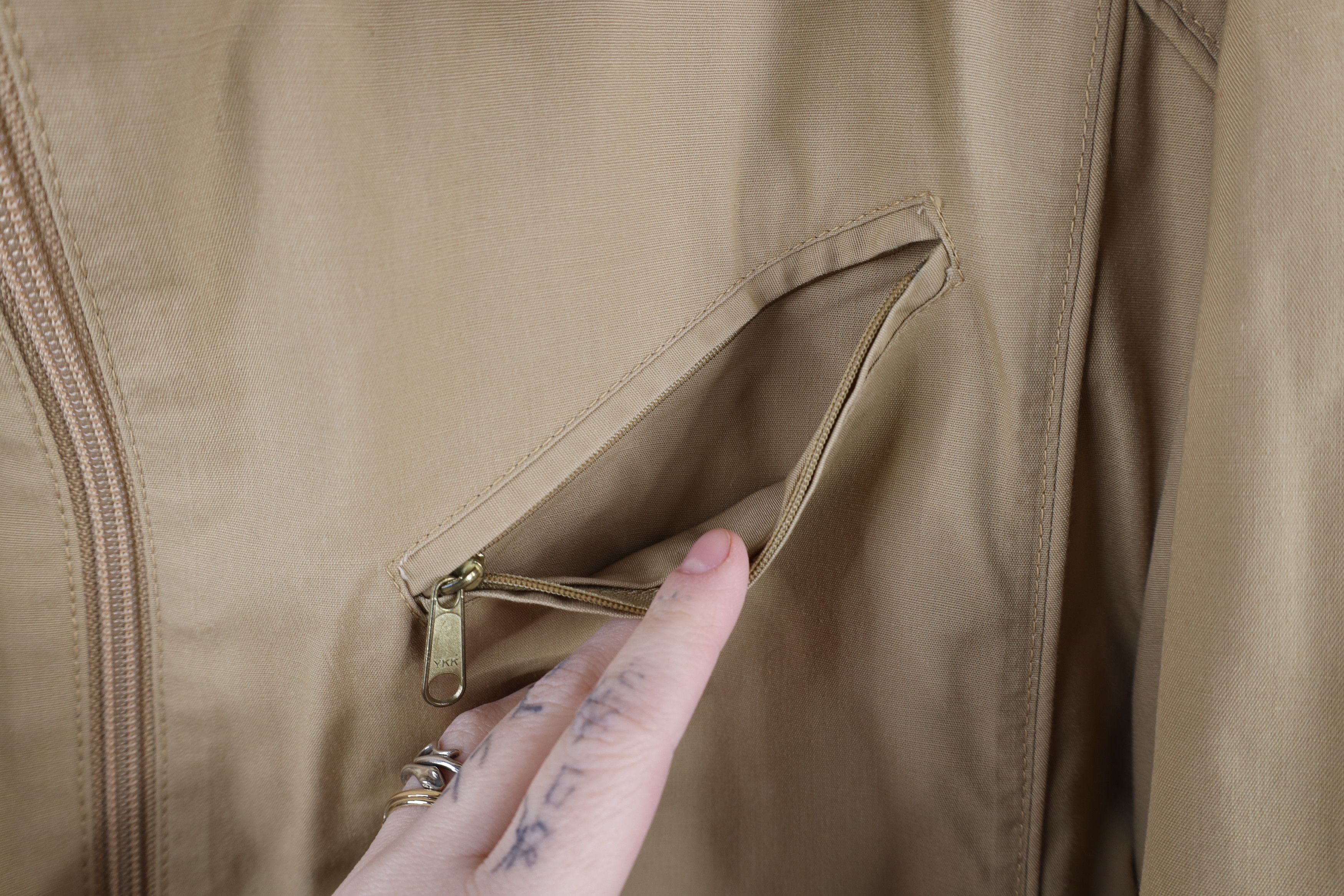 Vintage Vintage 70s Streetwear Full Zip Cafe Racer Bomber Jacket USA Size US XXL / EU 58 / 5 - 6 Thumbnail