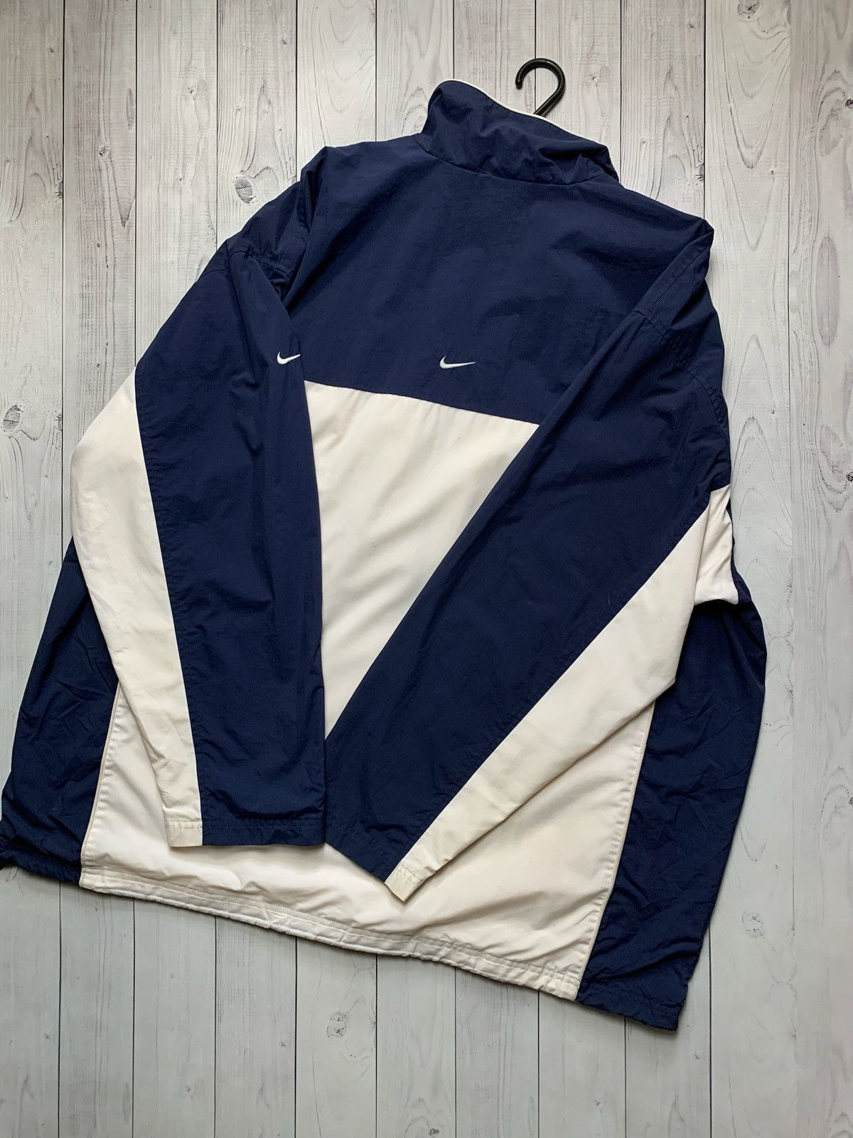Nike × Vintage Vintage Nike jacket size XXl logo swoosh drill Size US XXL / EU 58 / 5 - 3 Thumbnail
