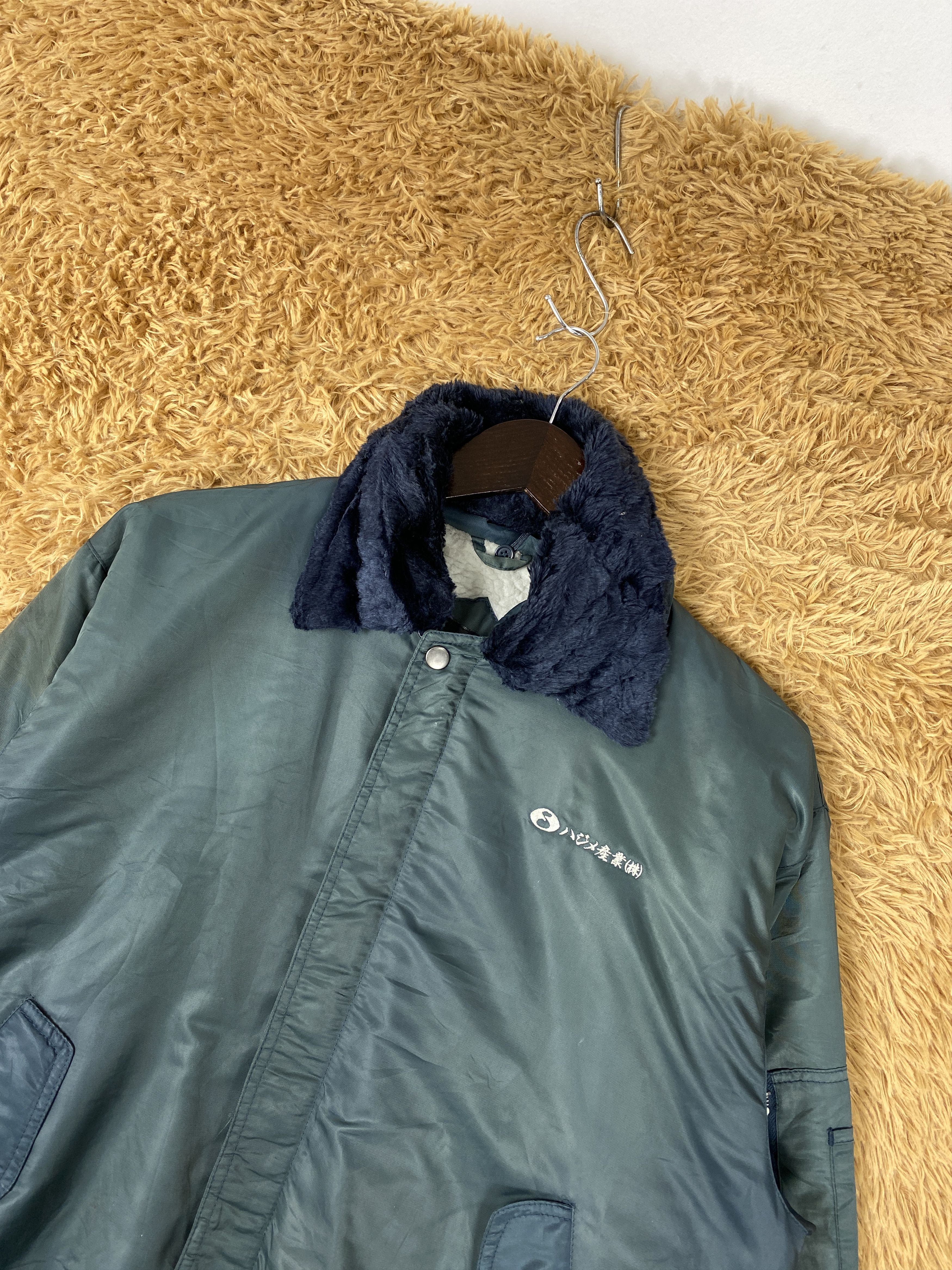 Japanese Brand Vintage Winter Wear Sherpa Lining Bombers Jacket J2012 Size US M / EU 48-50 / 2 - 2 Thumbnail