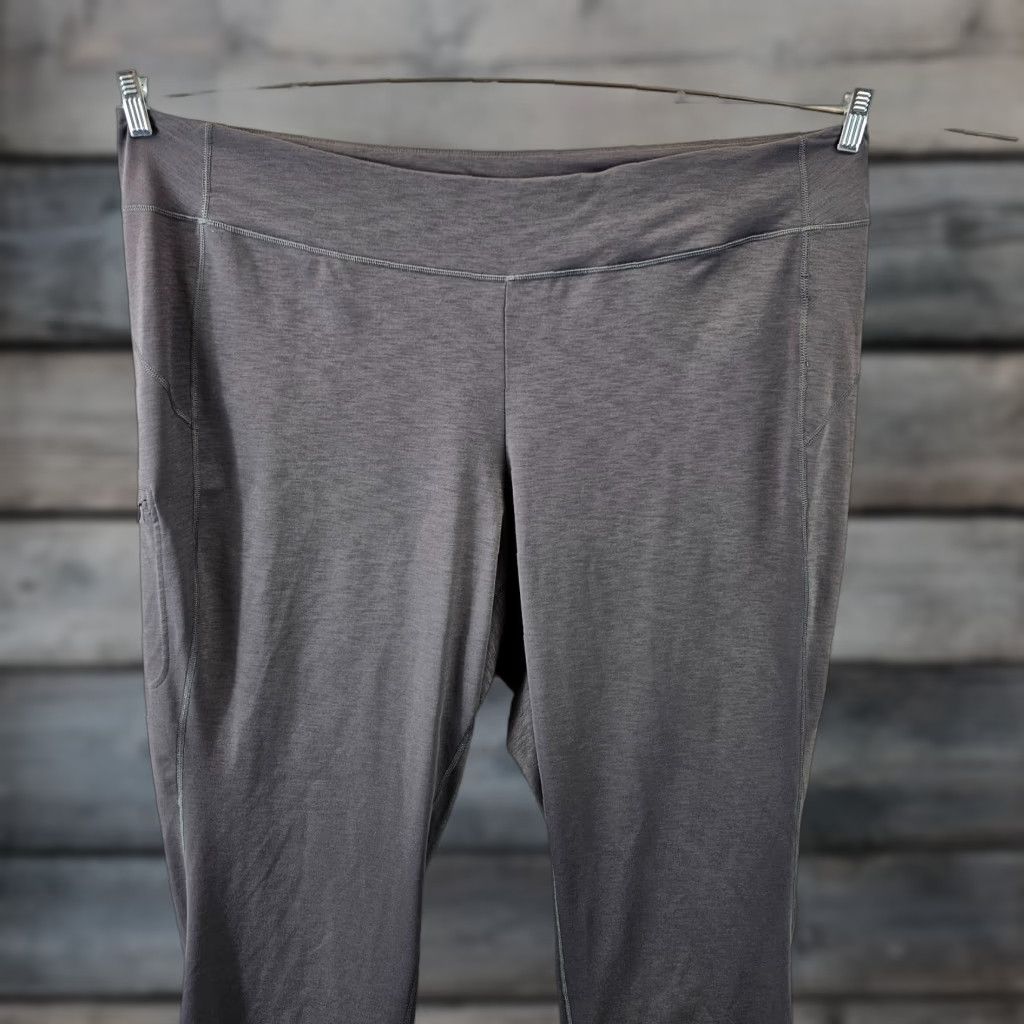 Duluth NoGA Classic Bootcut Pants 3X Gray Pull On Pocket Women