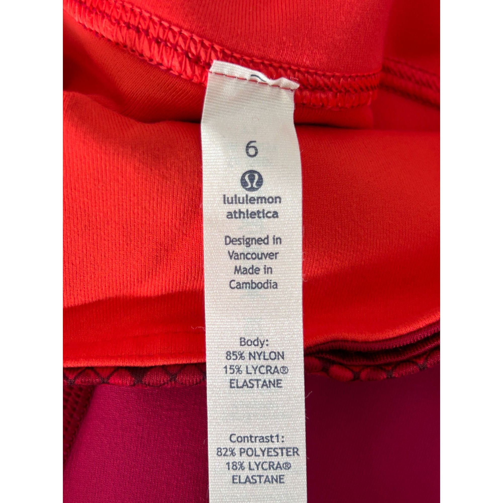 Lululemon Lululemon Wunder Under Pant III (Reversible) Cranberry/Alarm Size 28" / US 6 / IT 42 - 8 Thumbnail