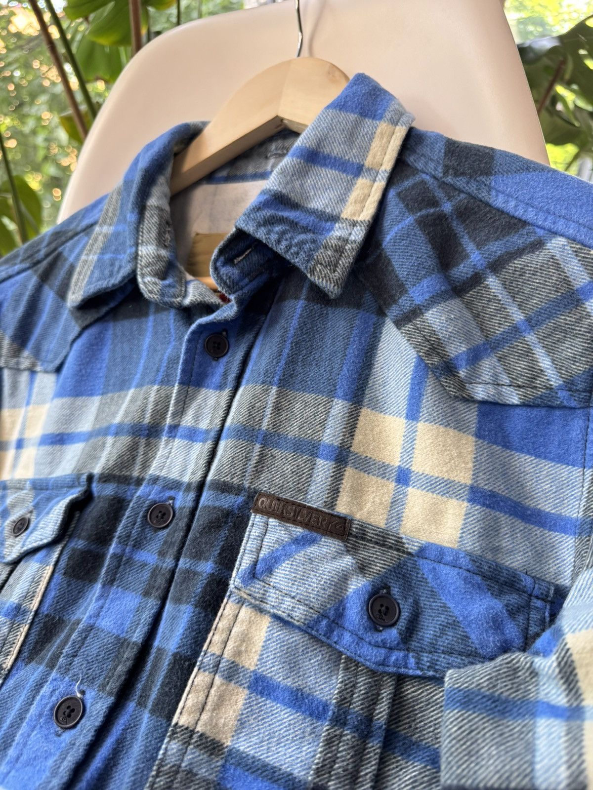Quiksilver QuikSilver vintage flannel over shirt size M Size US M / EU 48-50 / 2 - 3 Thumbnail