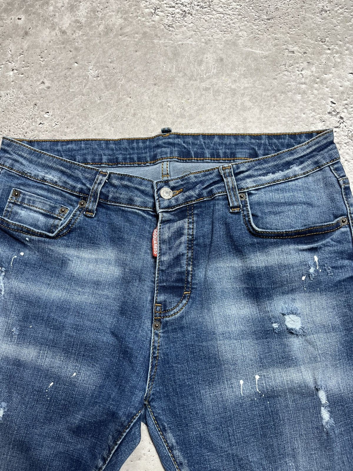 Dsquared2 Dsquared2 Slim Fit Skinny Jeans Blue Denim Made in Italy 52 Size US 34 / EU 50 - 9 Thumbnail