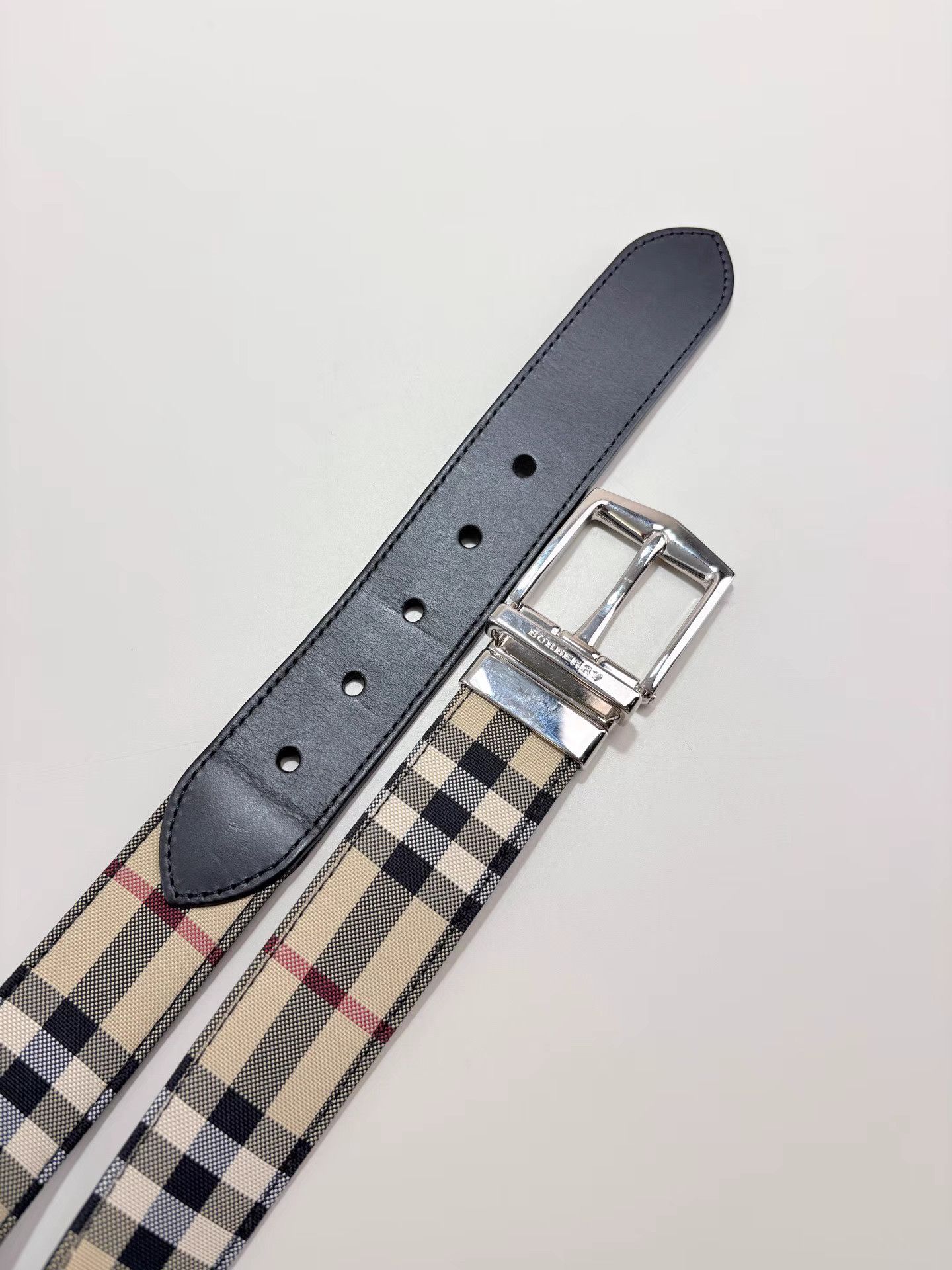 Burberry BURBERRY Plaid Belt K1 Size ONE SIZE - 5 Thumbnail