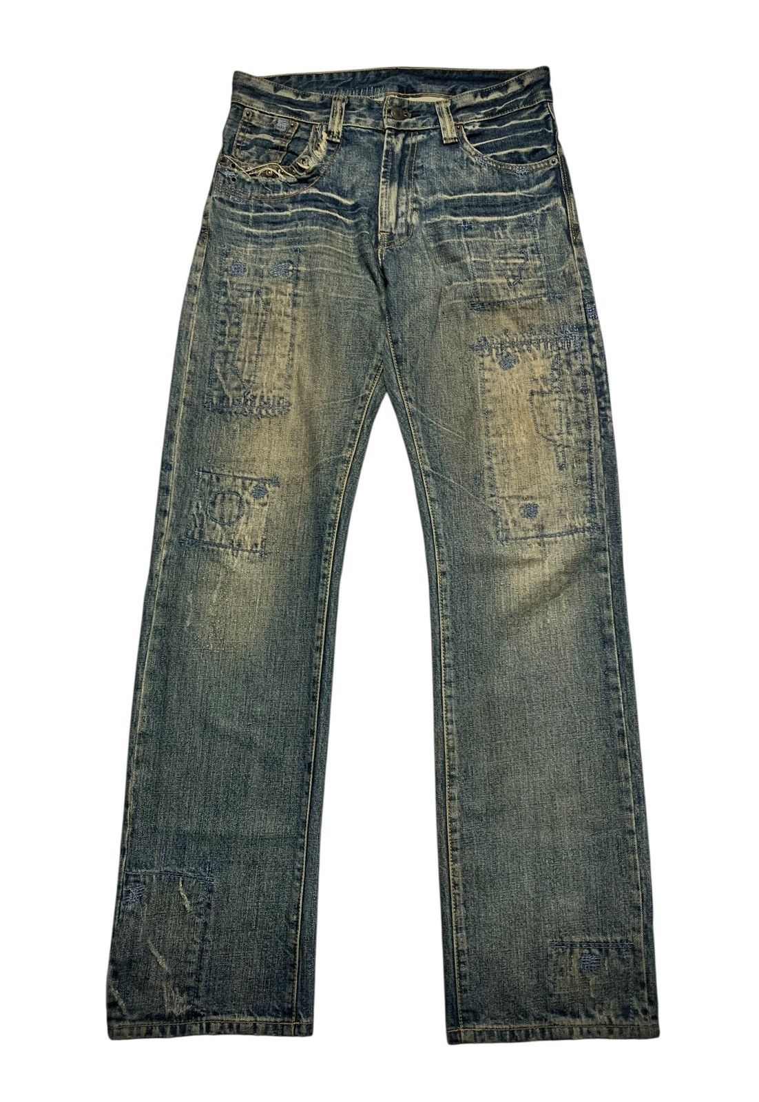 Japanese Brand Archive SOLBERRY vintage raw art denim if six was nine style Size US 29 - 6 Thumbnail
