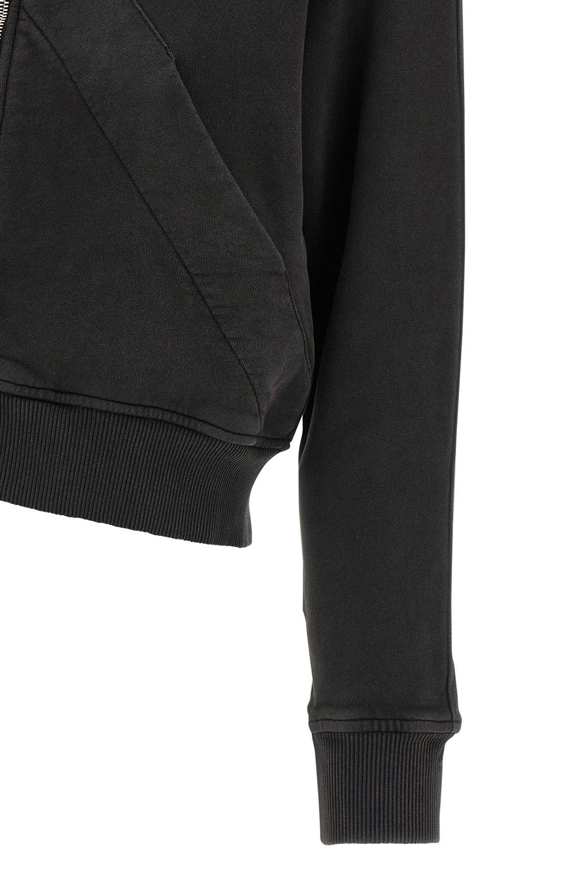 The Attico Zip Logo Sweatshirt Size M / US 6-8 / IT 42-44 - 4 Thumbnail