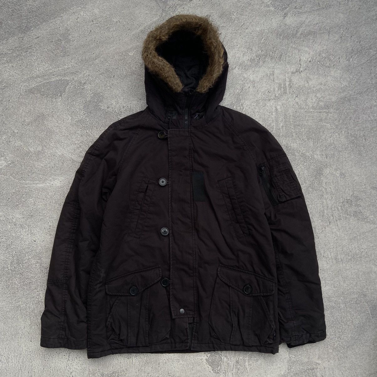 Avirex 2000s Avirex PX - Vkei Style Fur Parka Jacket Size US XL / EU 56 / 4 - 1 Thumbnail