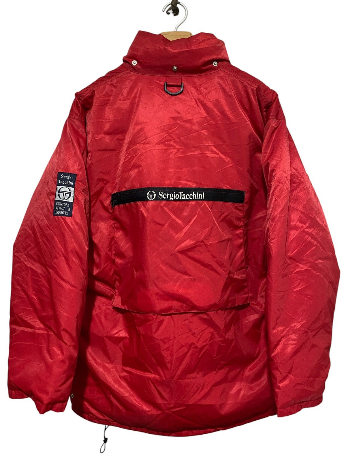 Sergio Tacchini Vtg Sergio Tacchini goose down tactical jacket Size US L / EU 52-54 / 3 - 2 Thumbnail