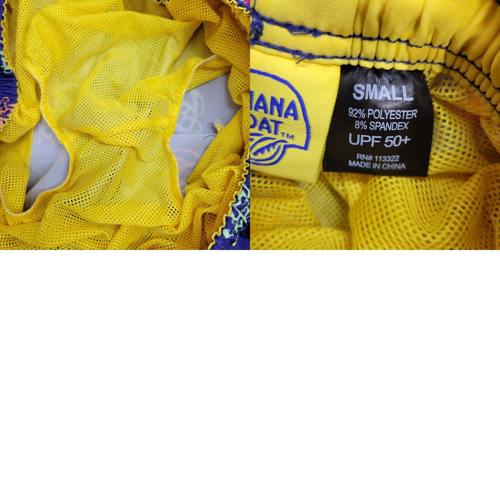 Vintage Banana Boat Men S Purple Swim Shorts Trunks UPF 50+ Drawstring Size US 29 - 8 Thumbnail