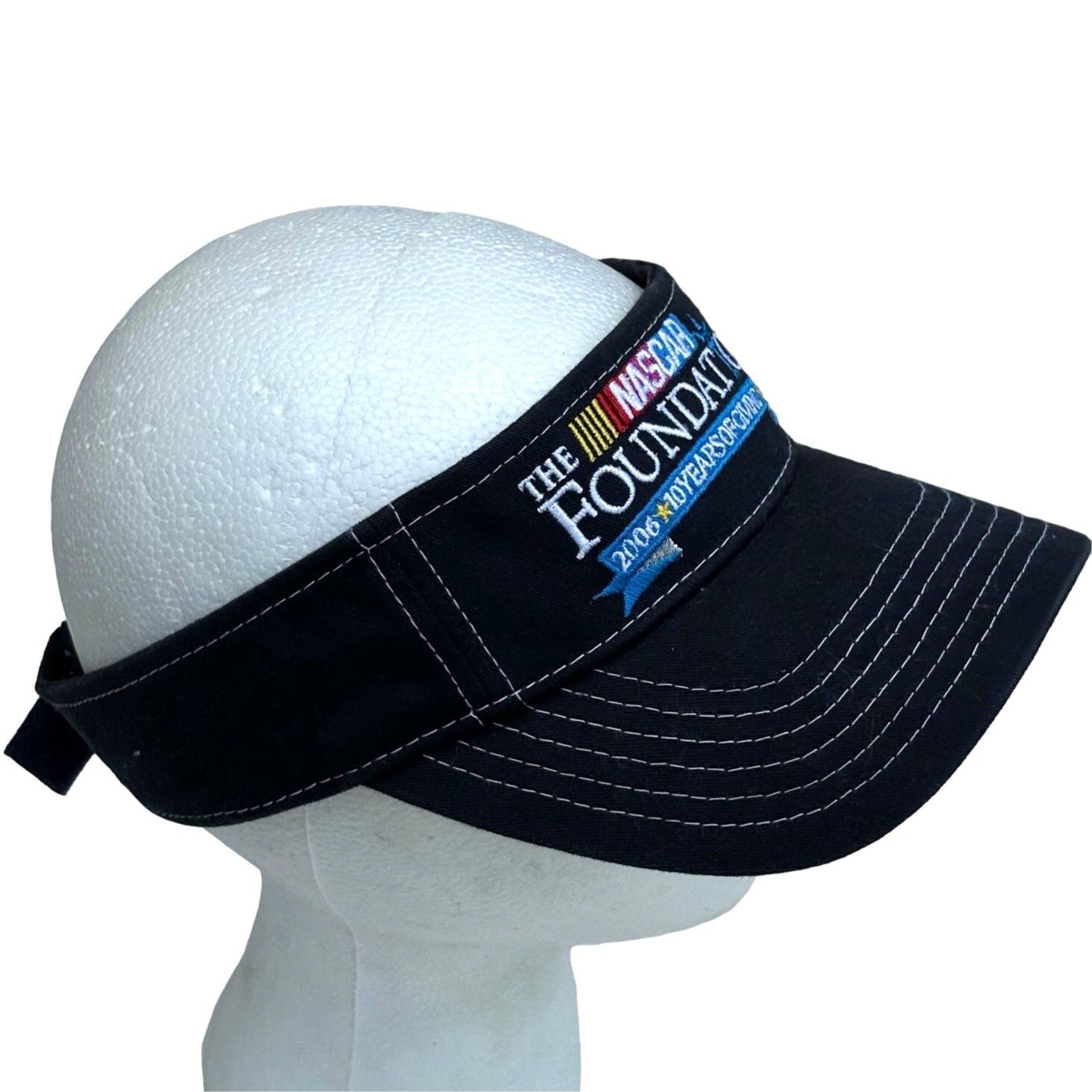 NASCAR Black & Blue Nascar Men's Visor Size ONE SIZE - 3 Thumbnail