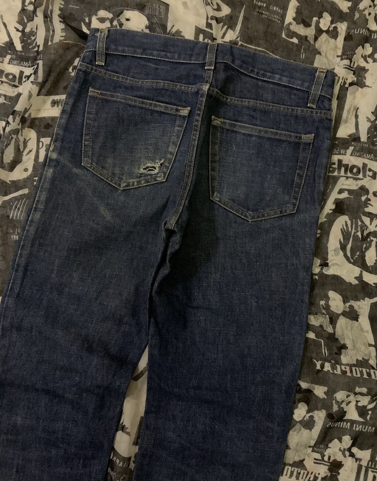Helmut Lang 💥Avant Garde Vintage 90s Helmut Lang Classic Denim Size US 30 / EU 46 - 4 Thumbnail