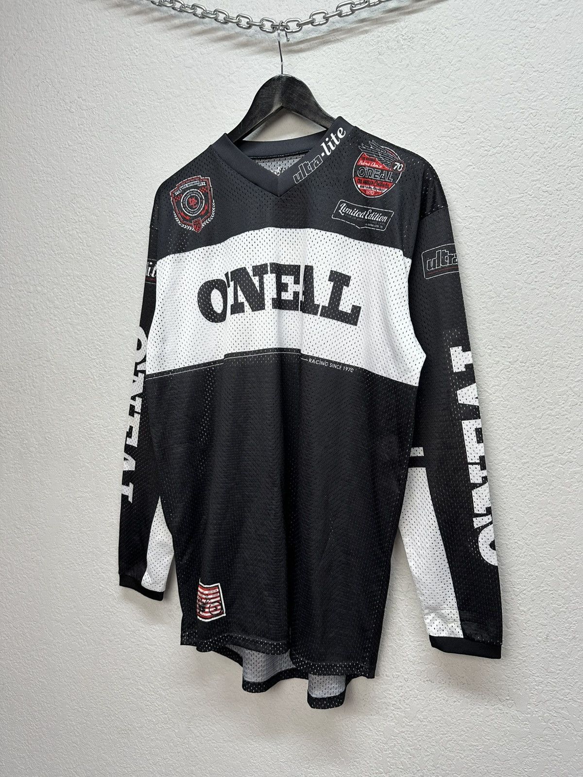 O'Neill Vintage O’neal Ultra Lite Motocross Racing Jersey Fox Y2K Size US L / EU 52-54 / 3 - 2 Thumbnail