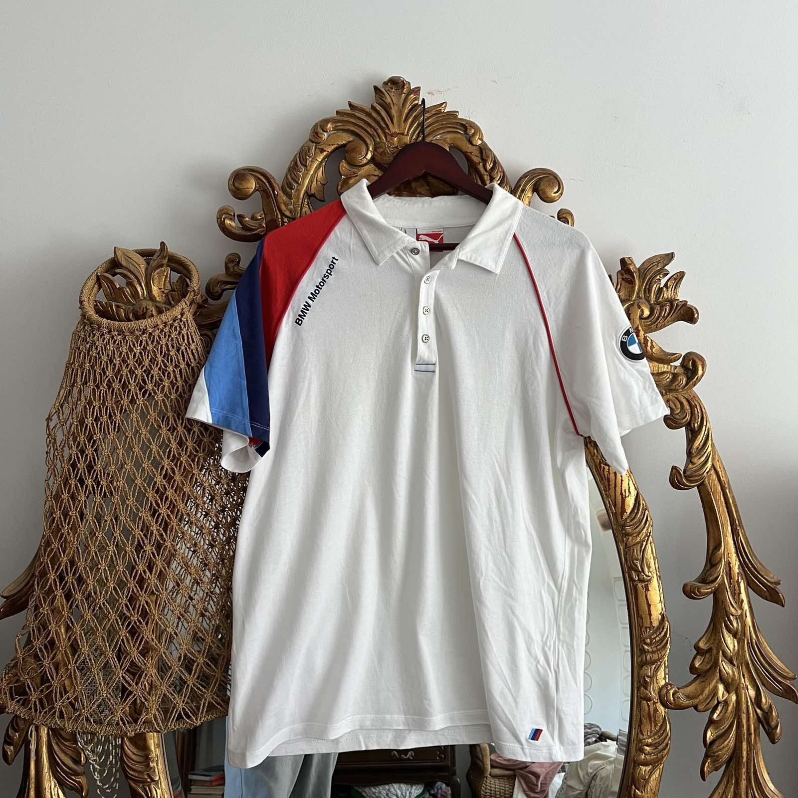 BMW Vintage Puma BMW motorsport polo t-shirt Sz XL Size US XL / EU 56 / 4 - 1 Thumbnail