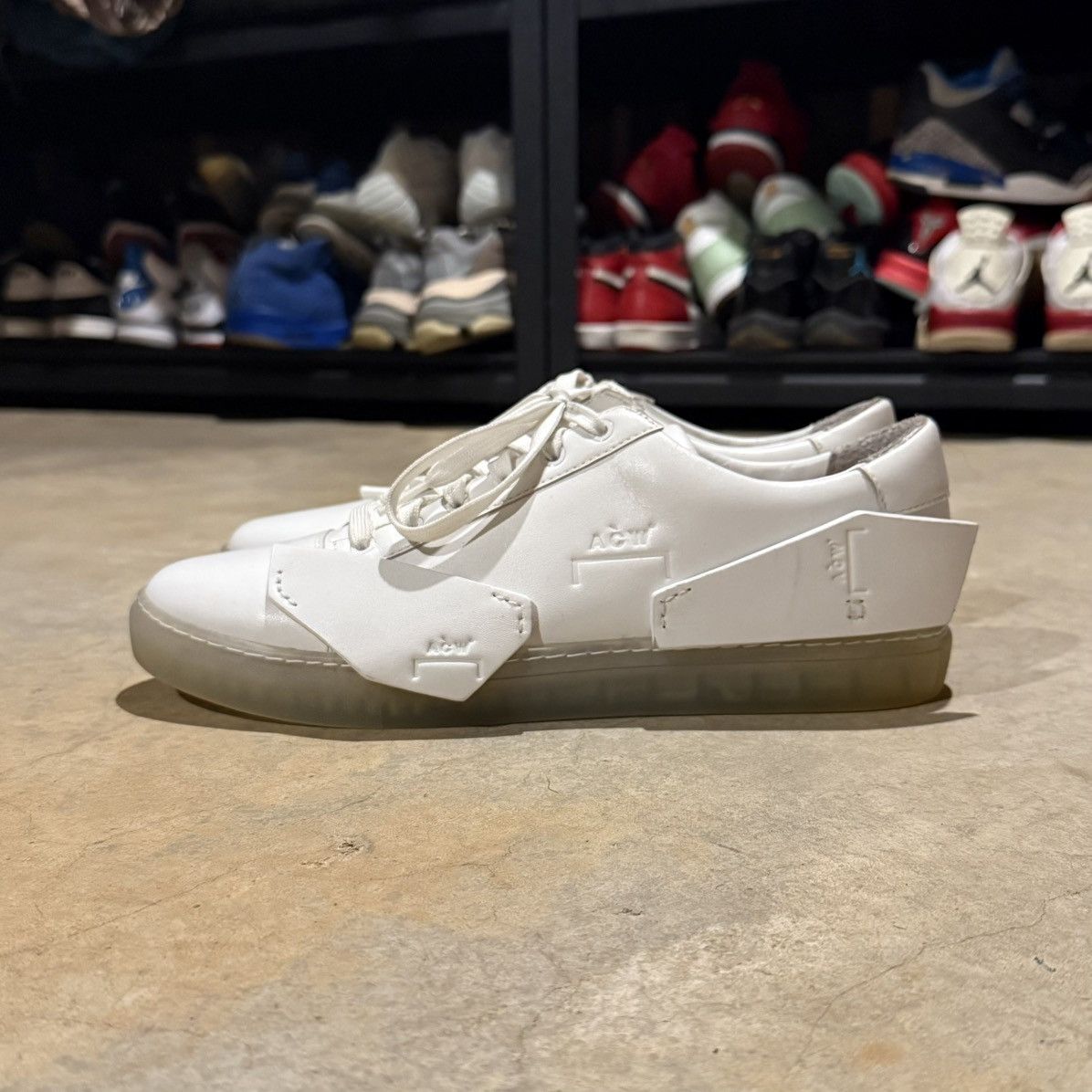 A-COLD-WALL* A-Cold-Wall* Shard Leather Shoes White Whittier US 9 Size US 9 / EU 42 - 1 Thumbnail