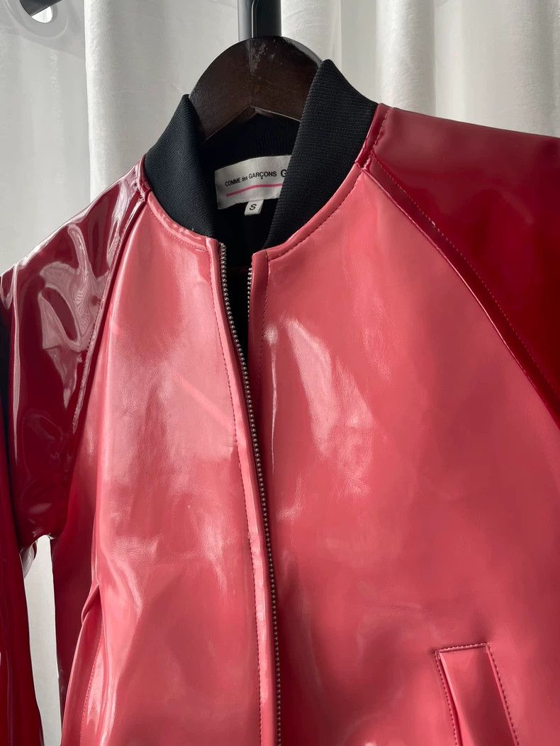 Comme des Garcons Comme des Garçons Raglan Leather Women's MA1 Jacket Size S / US 4 / IT 40 - 3 Thumbnail
