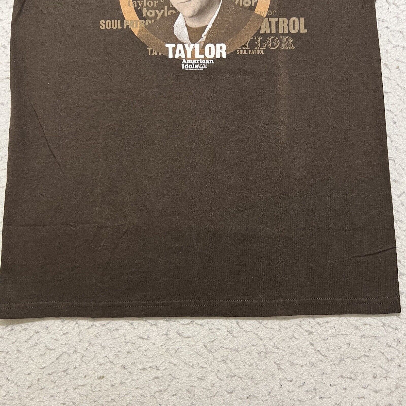 Gildan Vintage American Idol Live Tour '06 Taylor Hicks Graphic Tee Size US M / EU 48-50 / 2 - 6 Thumbnail