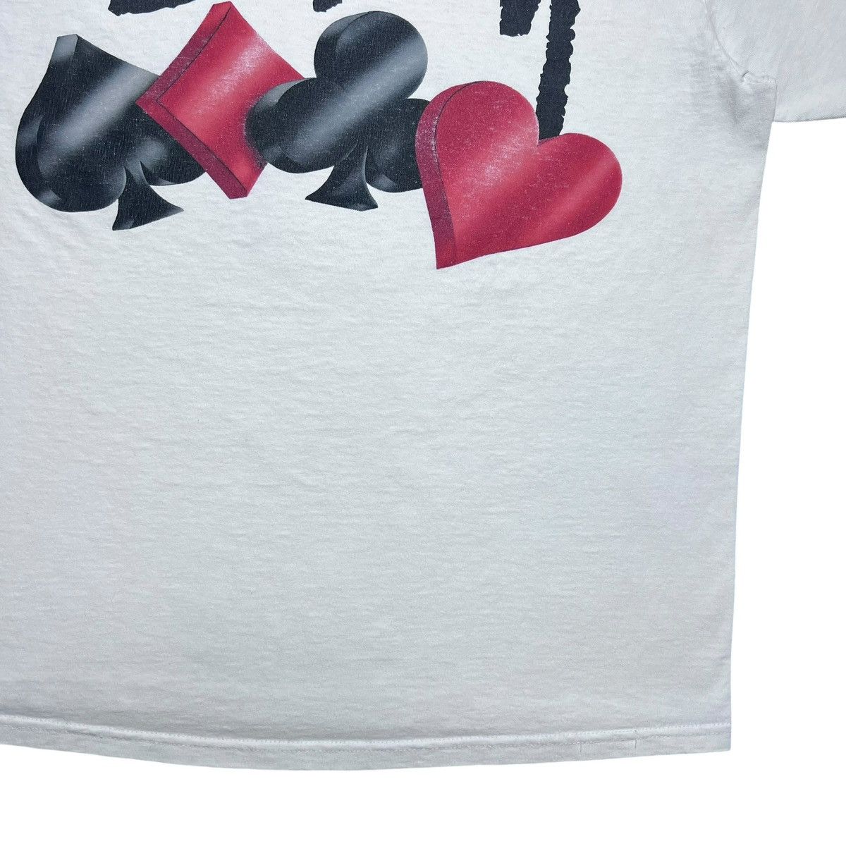 Stussy Vintage 2000s Stussy Suits Playing Cards White T-Shirt Size US M / EU 48-50 / 2 - 6 Thumbnail