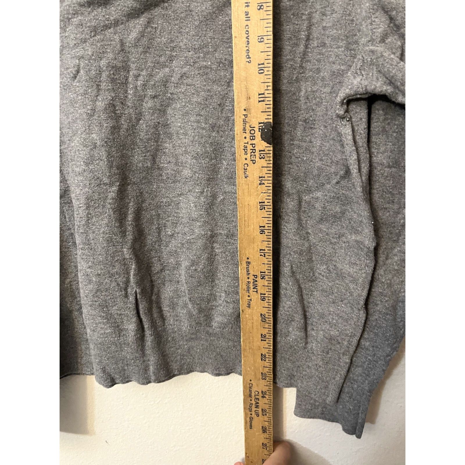 Banana Republic BANANA REPUBLIC SWEATER | Studded Gray Cotton Blend PULLOVER WOMEN'S M Size M / US 6-8 / IT 42-44 - 4 Thumbnail
