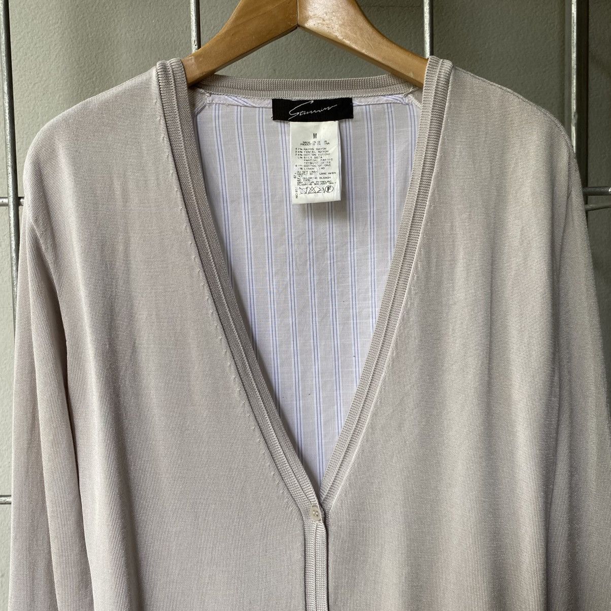 Japanese Brand 😊Beige V-Neck Button-Up Cardigan with Pockets Size M / US 6-8 / IT 42-44 - 22 Thumbnail