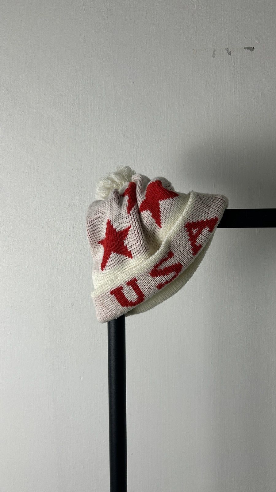 Japanese Brand × Vintage 1990s USA Star Beanie Size ONE SIZE - 5 Thumbnail