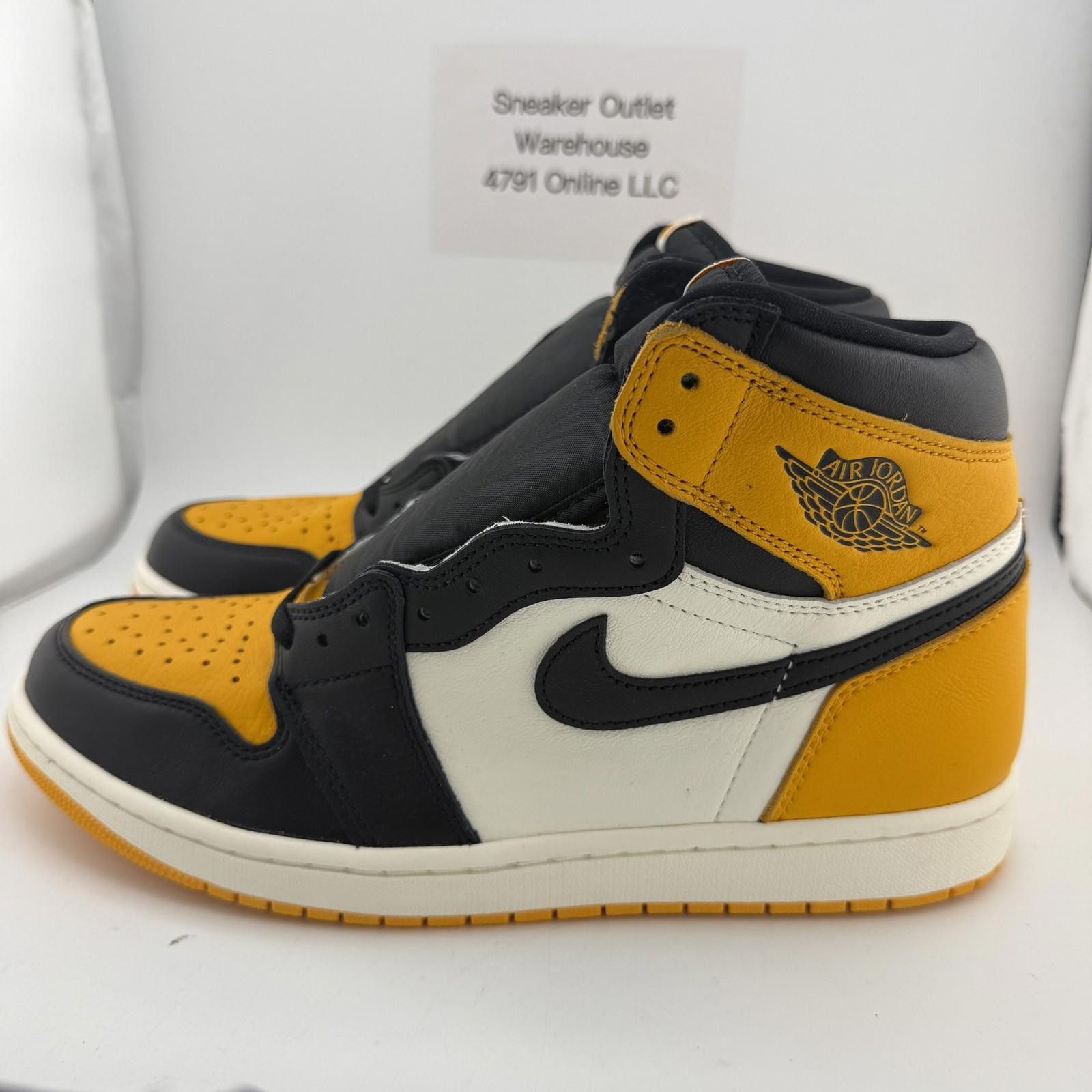 Nike Air Jordan 1 Retro High OG Taxi Black Sail 11.5 New OG Box Size US 11.5 / EU 44-45 - 2 Thumbnail
