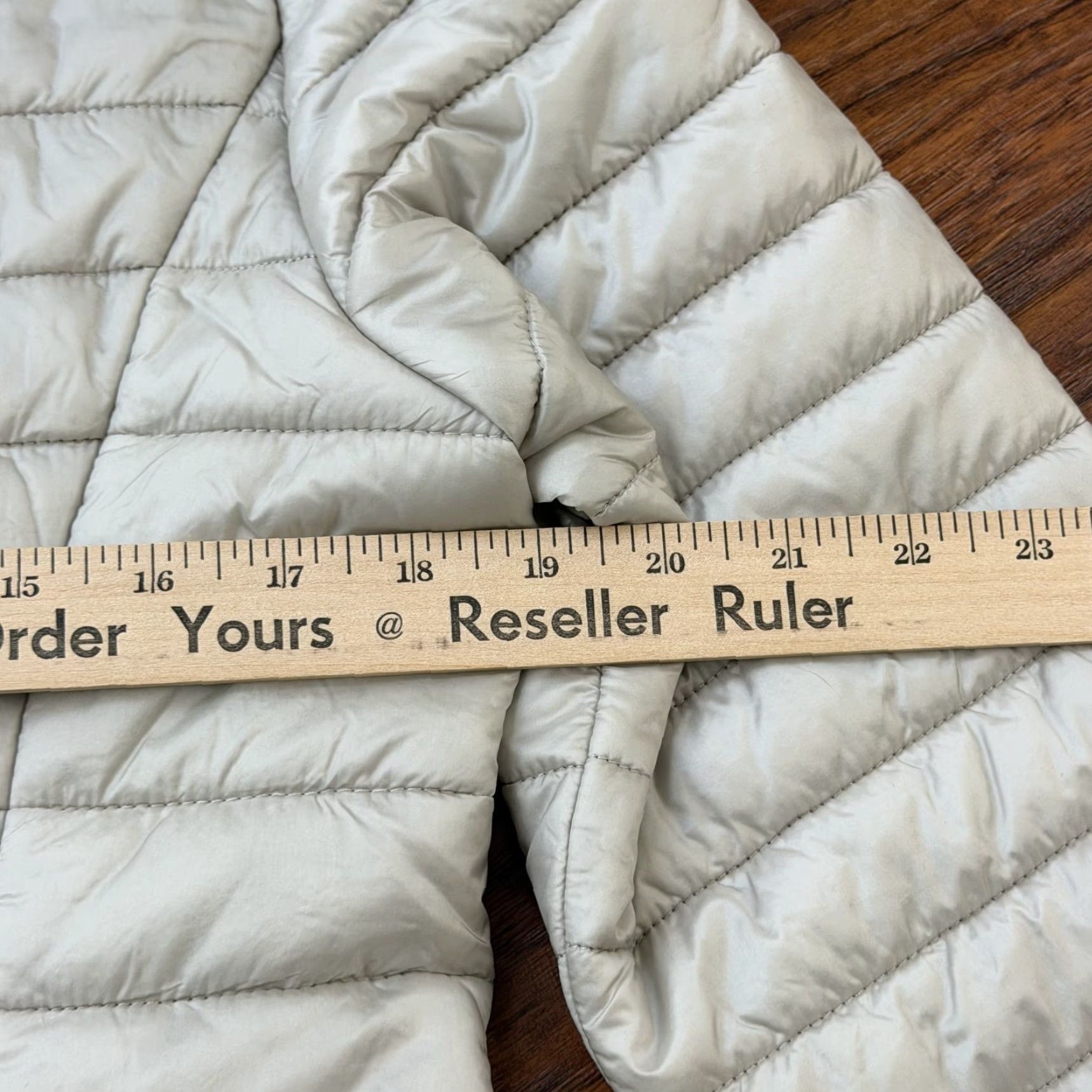 Brooks Brothers Brooks Brothers Jacket Womens Medium M Gray Puffer Full Zip Quilted Red Fleece Size M / US 6-8 / IT 42-44 - 7 Thumbnail