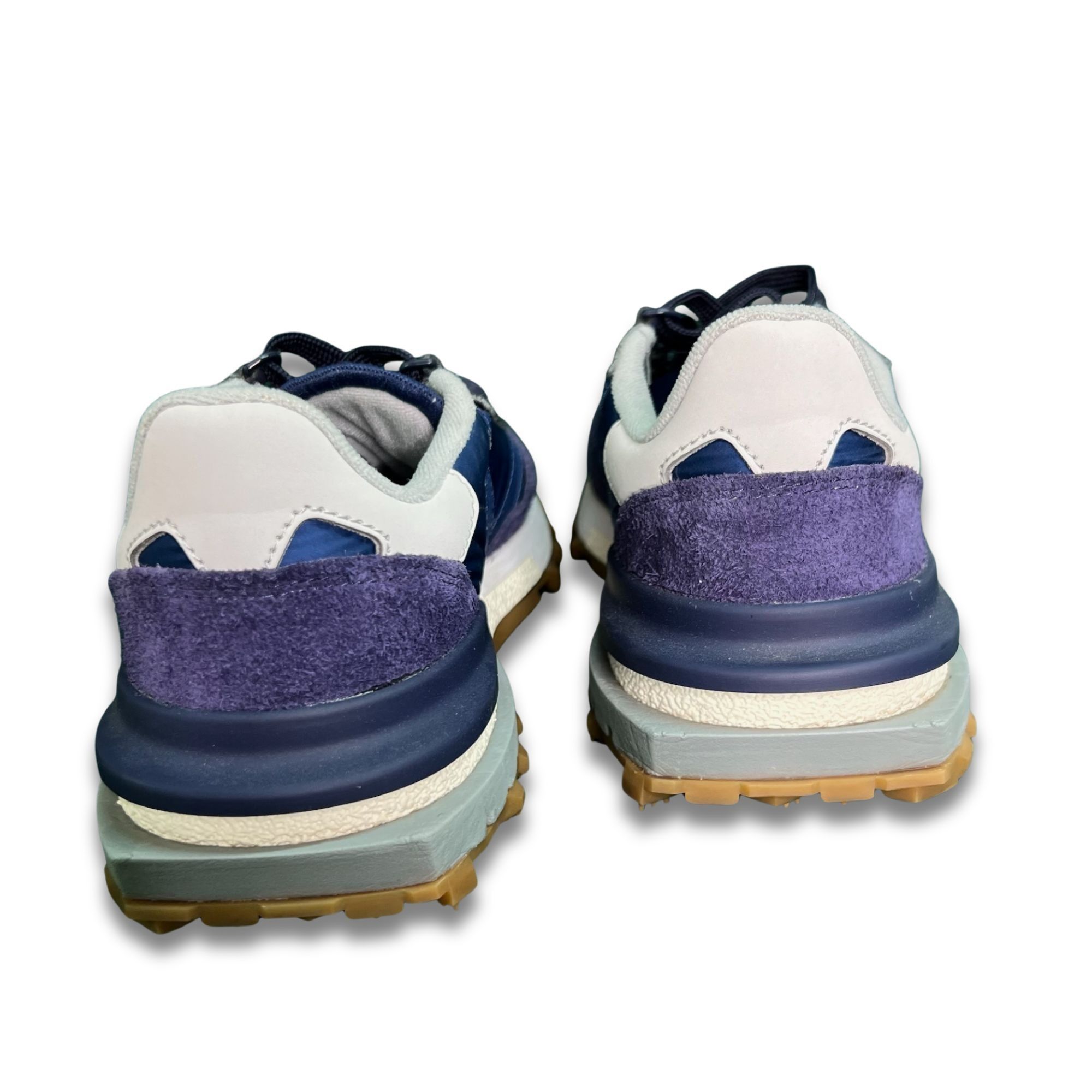 Lacoste LACOSTE Mens Elite Active Textile Sneakers Size 7.5 Blue & W Size US 7.5 / IT 37.5 - 7 Thumbnail