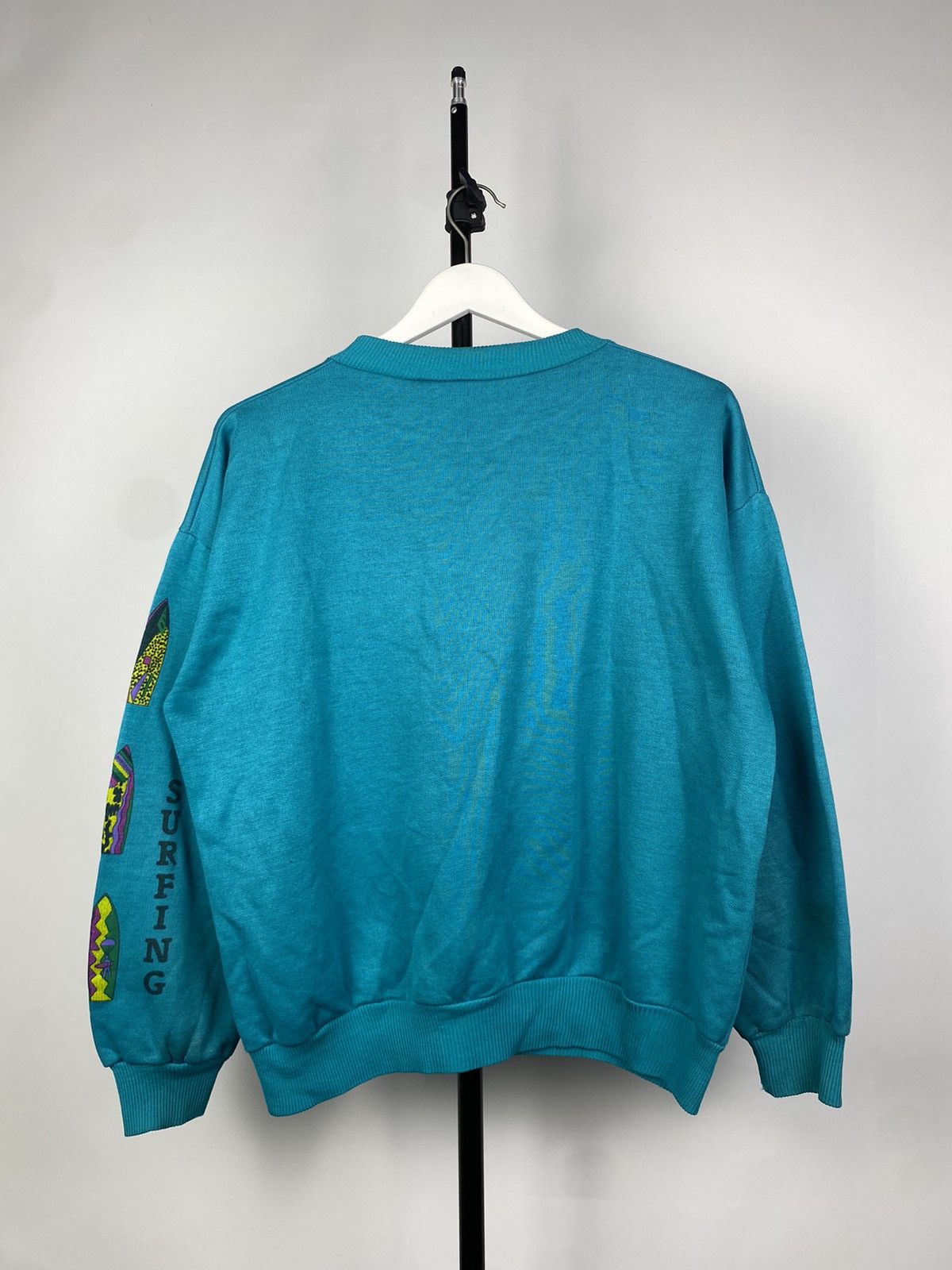 Vintage Vintage 80s ART overprint KEEP SURFING sweatshirt S-M Size US S / EU 44-46 / 1 - 9 Thumbnail