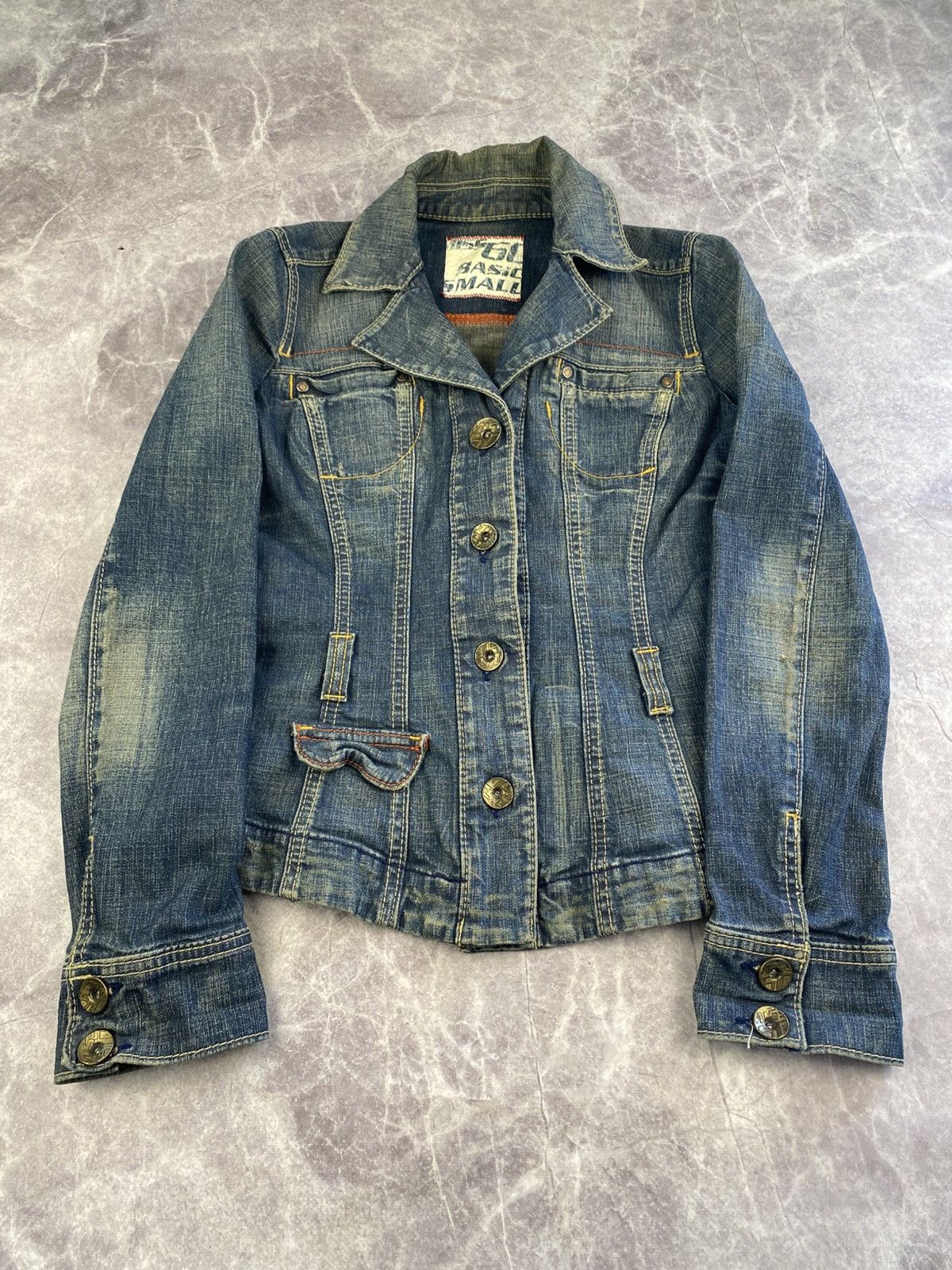 Miss Sixty Miss Sixty Distressed Denim Jacket Y2K Size S / US 4 / IT 40 - 1 Thumbnail