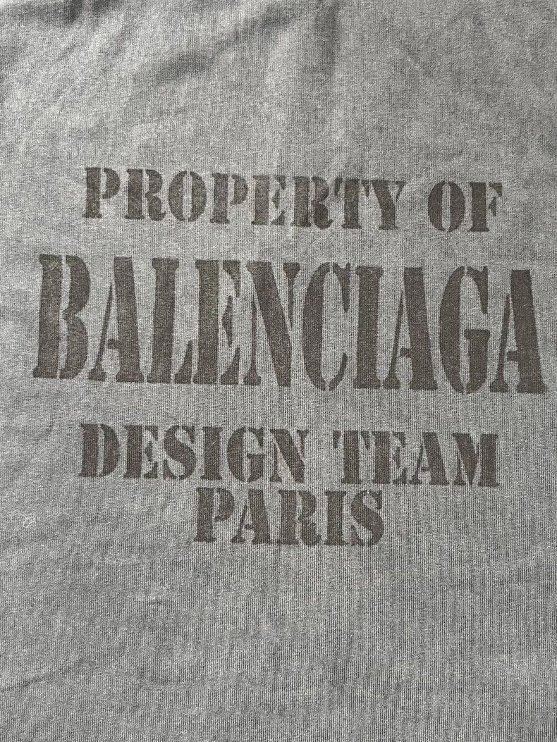 Balenciaga Balenciaga Worn short-sleeved T-shirt Size US XS / EU 42 / 0 - 4 Thumbnail