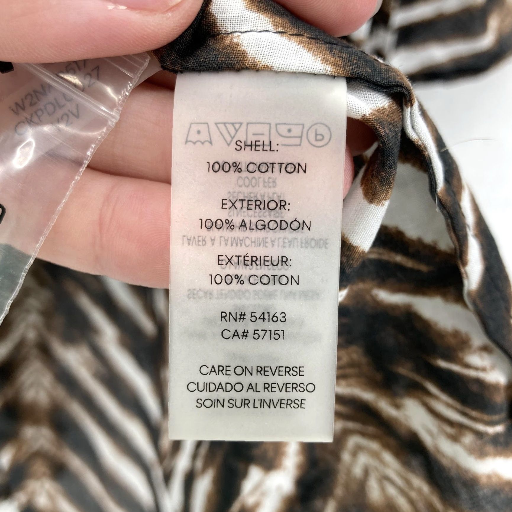 Calvin Klein Calvin Klein Blouse Womens 2X Brown Zebra Print Cotton Peasant Boho Career Work Shirt Womens 2X Brown Zebra Print Cotton Peasant Boho Career Work Size XXL / US 16-18 / IT 52-54 - 6 Thumbnail