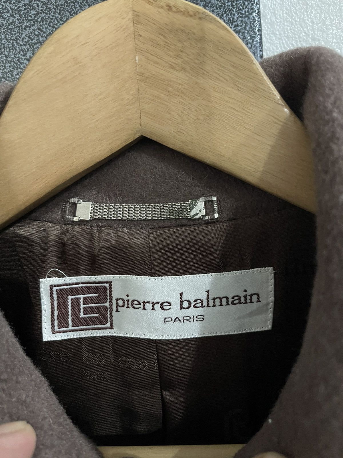 Pierre Balmain Vintage Pierre Balmain Paris Wool Long Coat Jacket Size US M / EU 48-50 / 2 - 13 Thumbnail