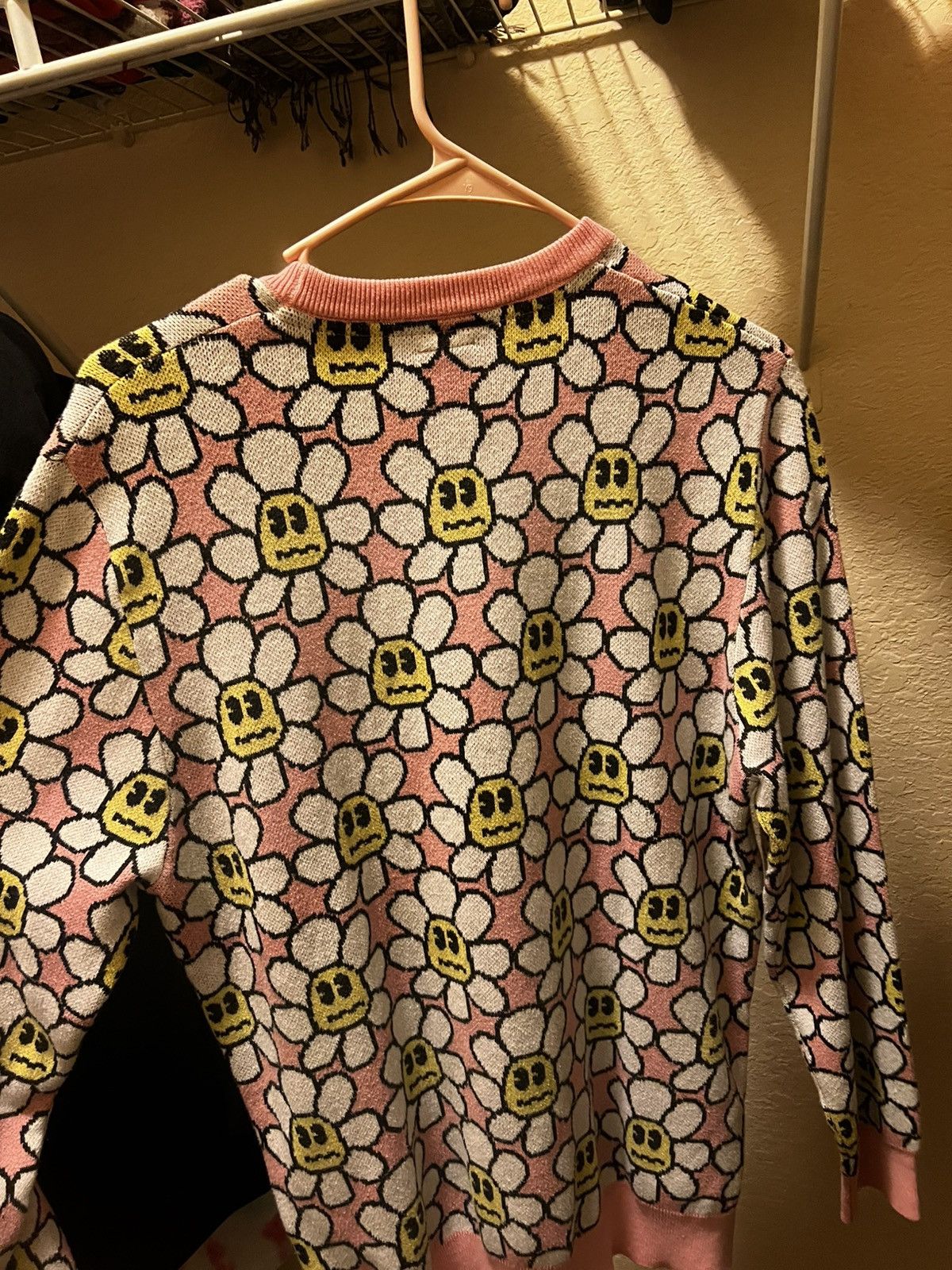A.LAB A-LAB Pink Flower sweater Size US M / EU 48-50 / 2 - 2 Thumbnail