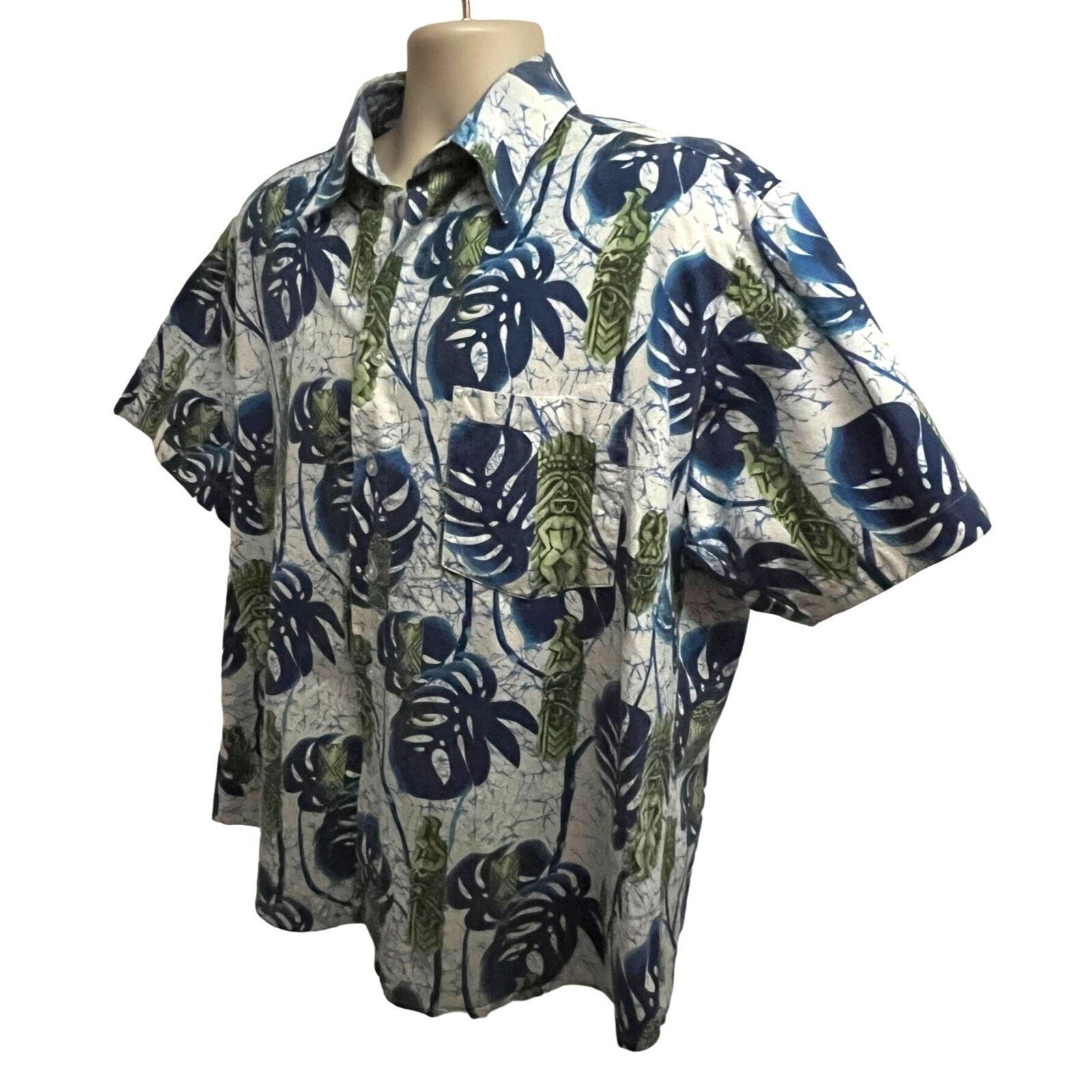 Vintage Stitch Hawaiian Floral Vintage Button Up Shirt XL Pocket Size US XL / EU 56 / 4 - 3 Thumbnail