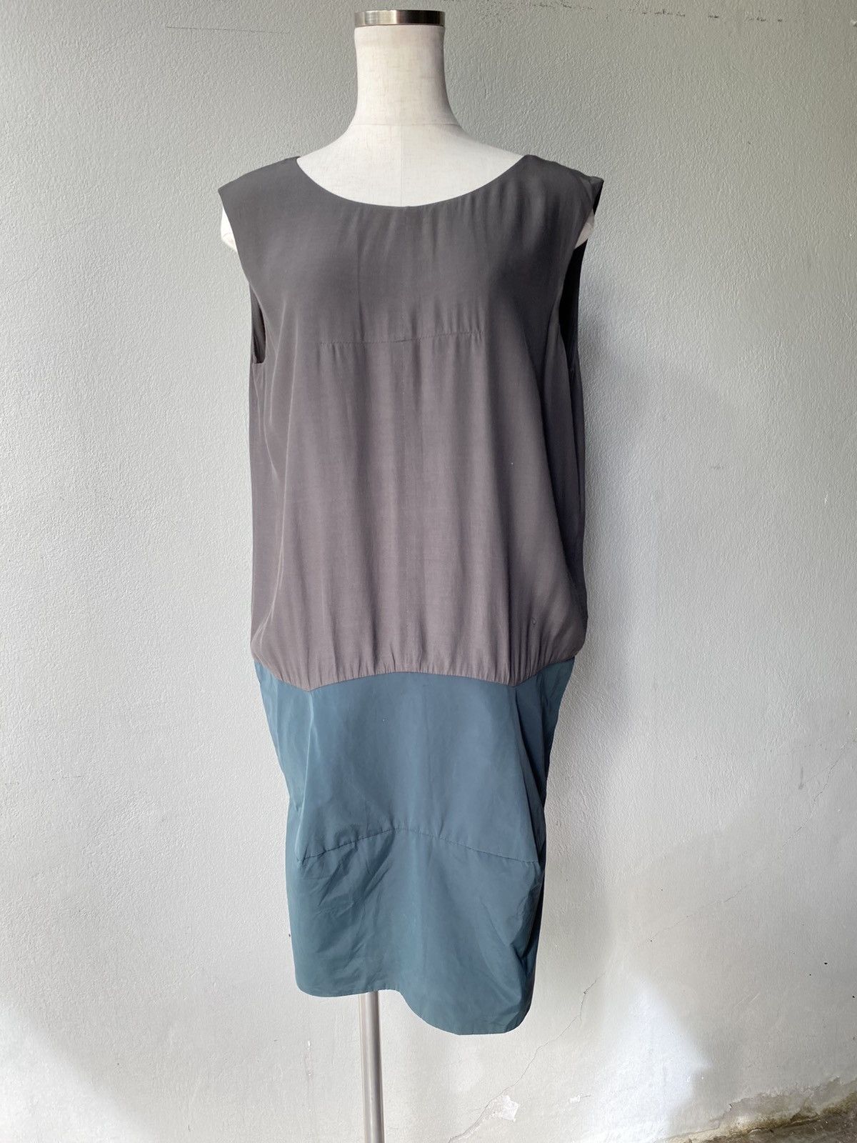 Marni MARNI Brown Top and Navy Blue Skirt Mini Dress Size XS / US 0-2 / IT 36-38 - 16 Thumbnail
