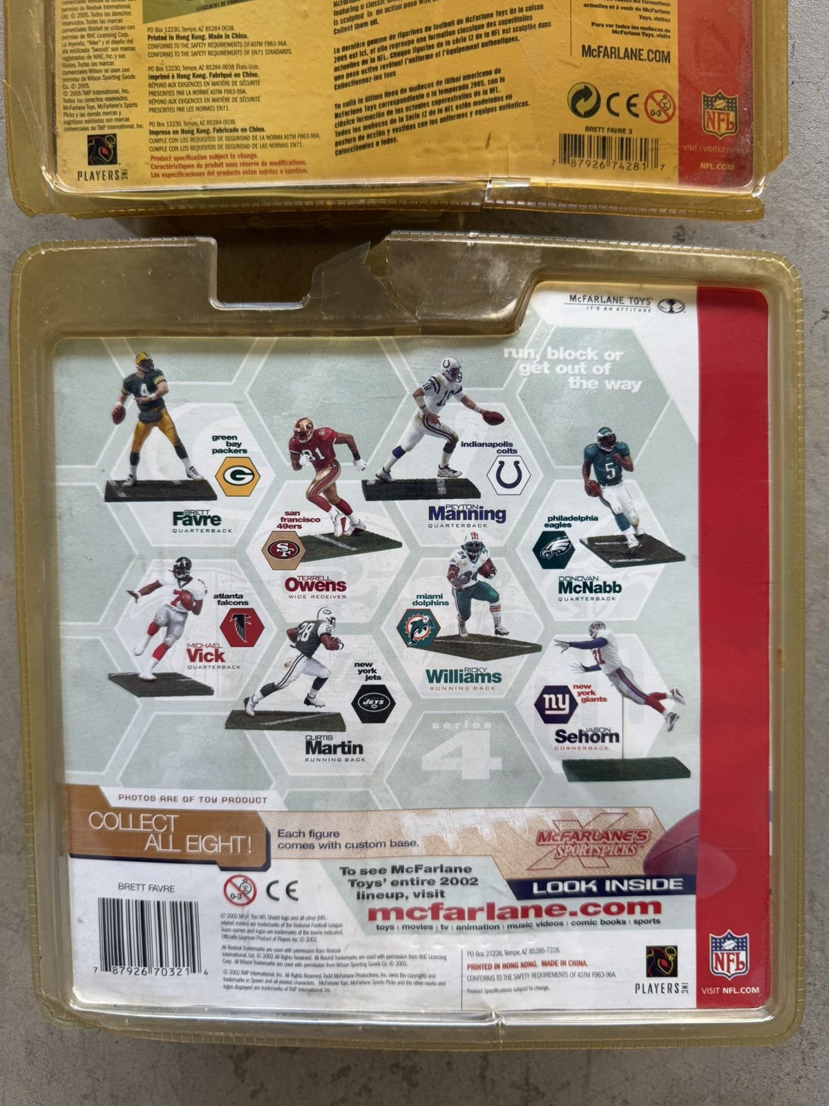 NFL Vintage NFL Brett Favre McFarlane Toys Green Action Figures Size ONE SIZE - 8 Thumbnail