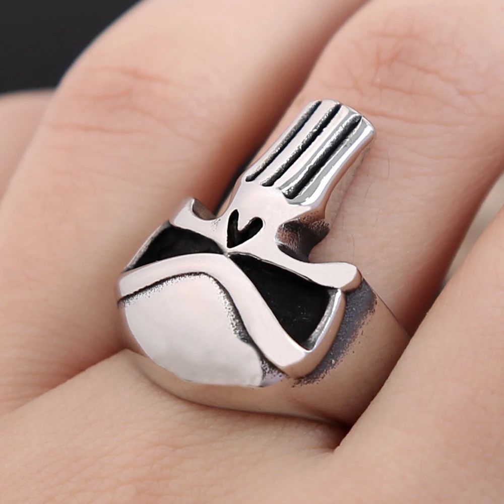 Other Stainless Steel Skull Ring Size ONE SIZE - 6 Thumbnail