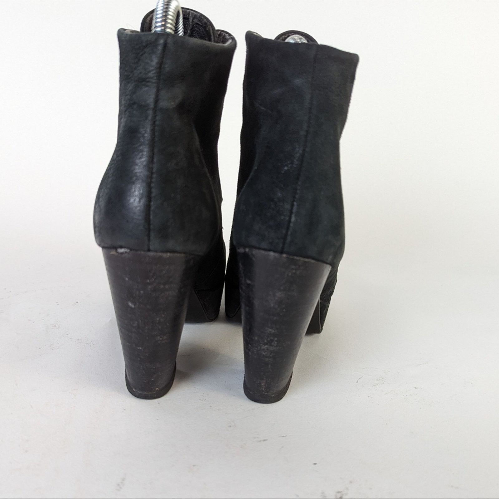 Steve Madden Steve Madden Raspy Black Suede Chunky Ankle Boots - 8.5 Size US 8.5 / IT 38.5 - 5 Thumbnail