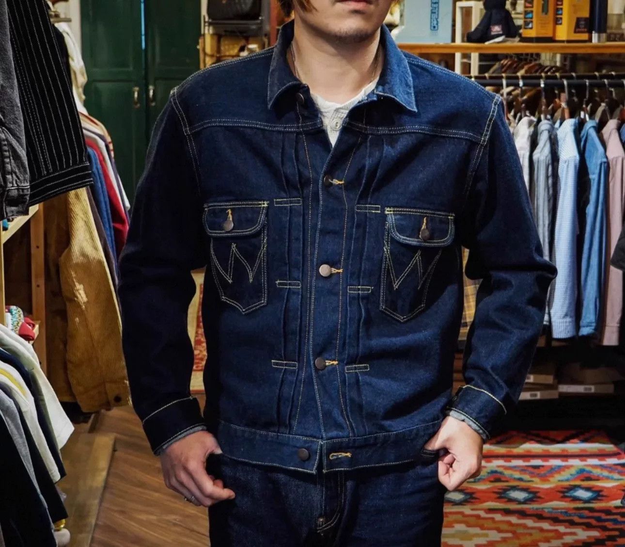 Vintage Vintage Wrangler 111MJ Denim Jacket Size US XXS / EU 40 - 1 Thumbnail