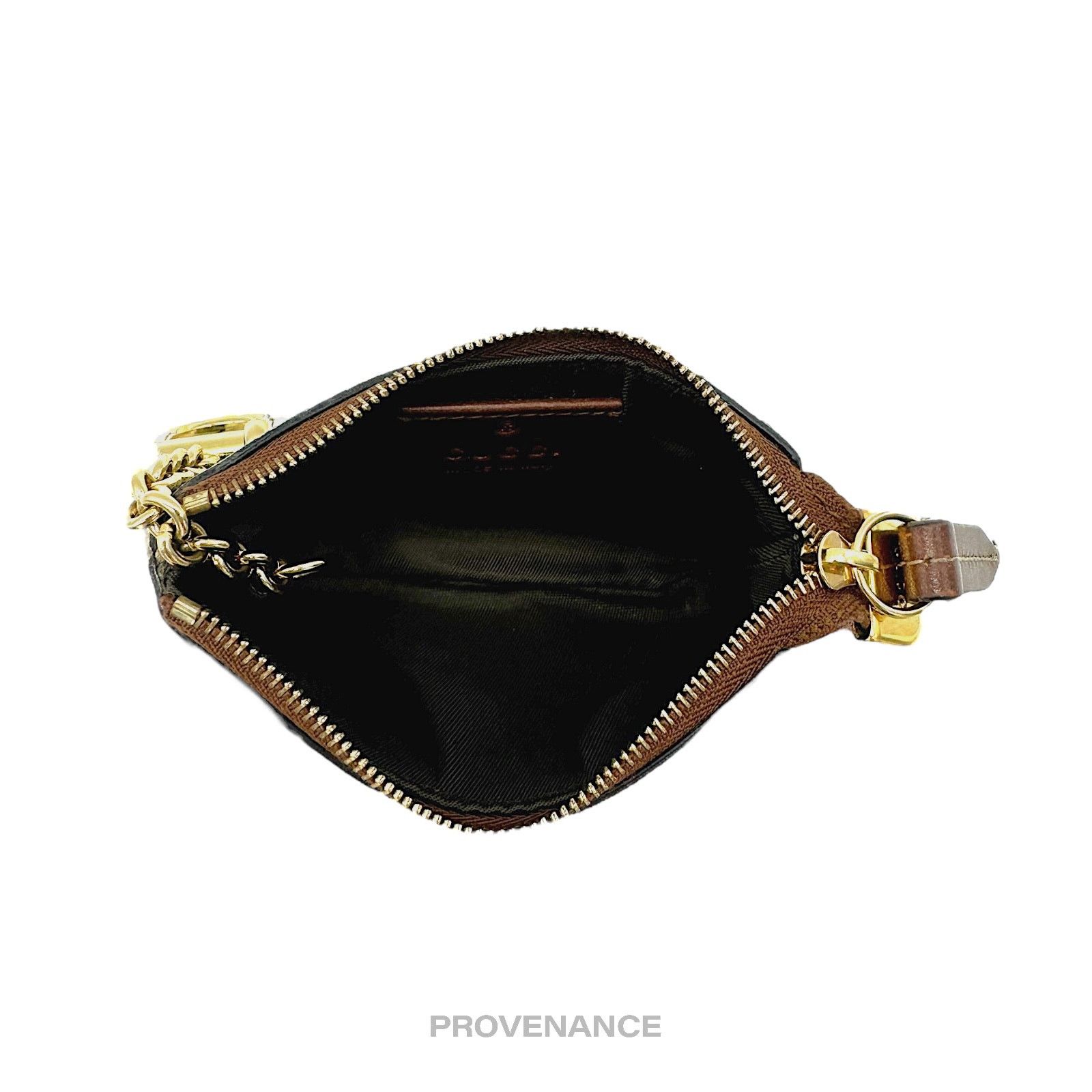 Gucci 🔴 Gucci Key Pouch Cles - GG Supreme Brown Size ONE SIZE - 6 Thumbnail