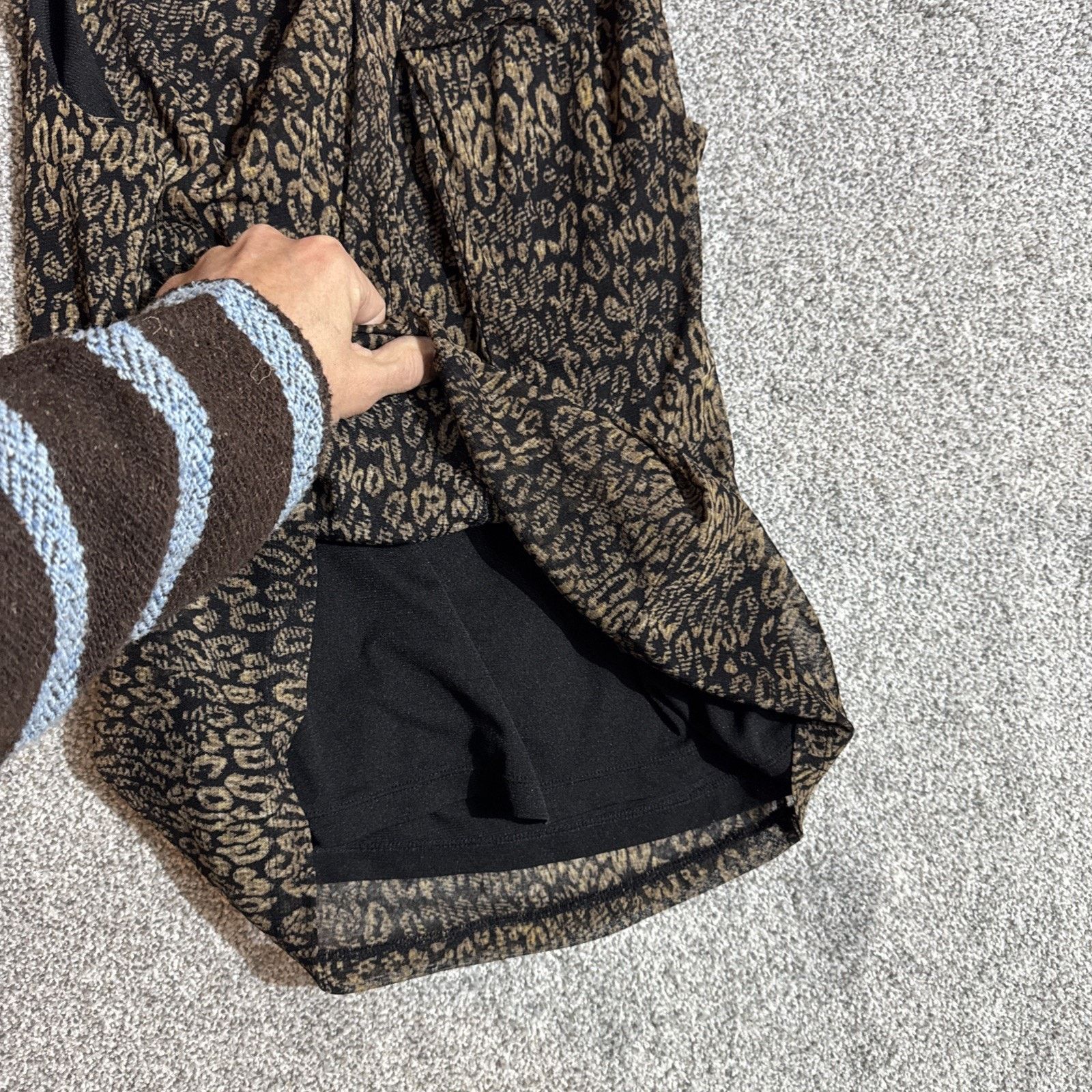 Other 212 Collection Top Womens M Leopard Print Office Mob Wife Size M / US 6-8 / IT 42-44 - 6 Thumbnail
