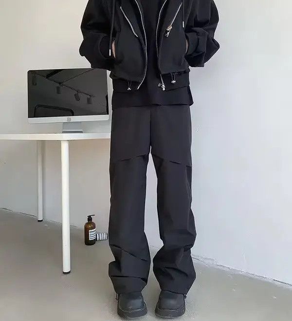 Japanese Brand Norika x Yuko Casual Trousers Sports Drawstring Pleated Pant Size US 32 / EU 48 - 4 Thumbnail