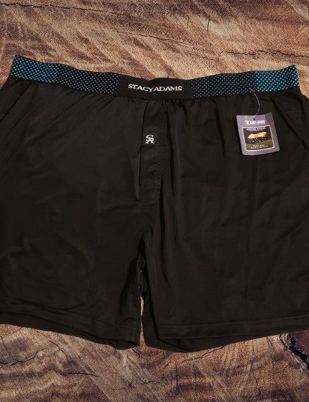 Stacy Adams 2 PAIR MEN'S STACY ADAMS BOXER SHORTS COMFORT STRETCH XXL Size 42 - 4 Thumbnail