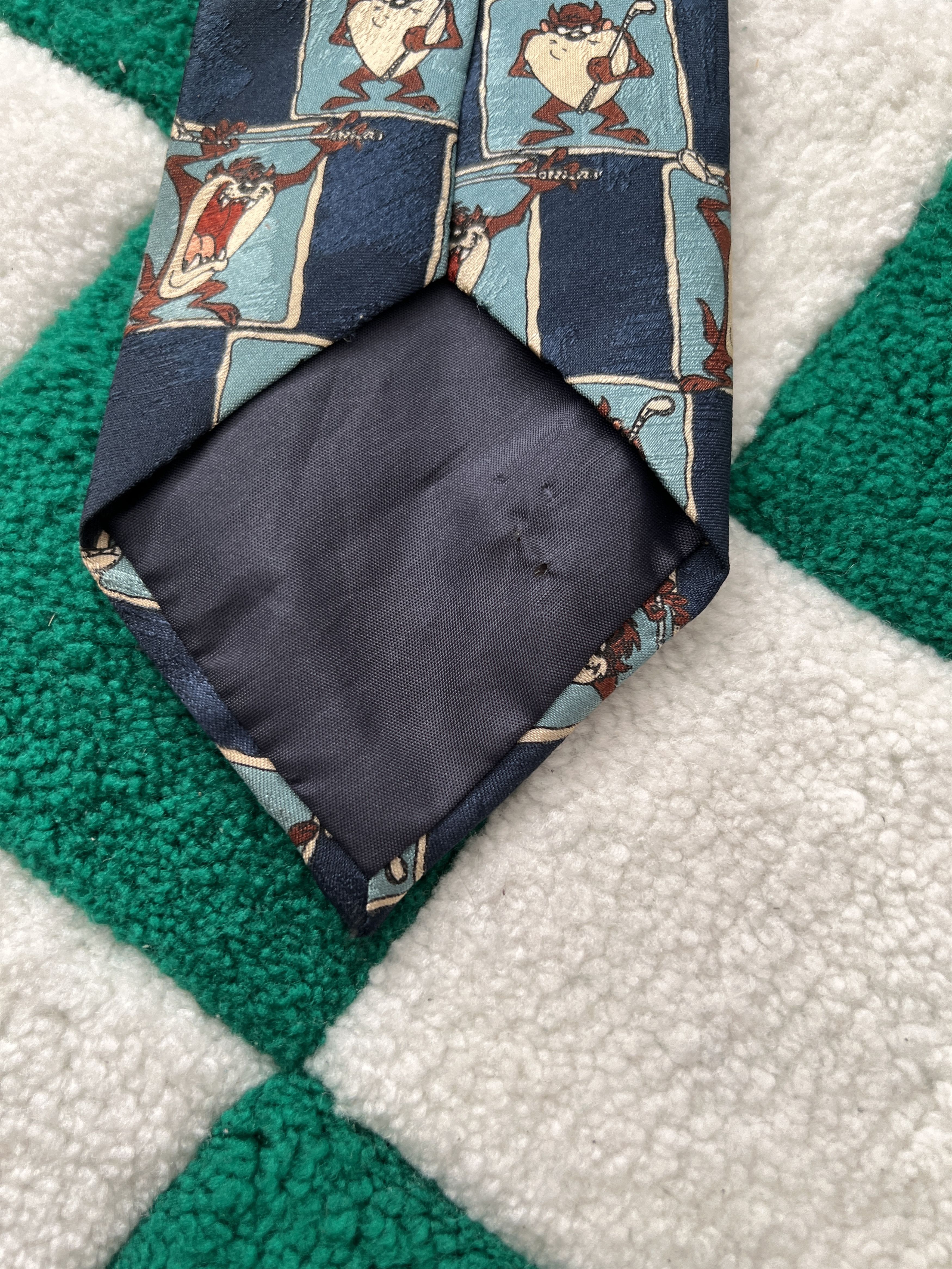 Cartoon Network Vintage 1998 Looney Tunes Taz Cartoon movie tie Size ONE SIZE - 8 Thumbnail