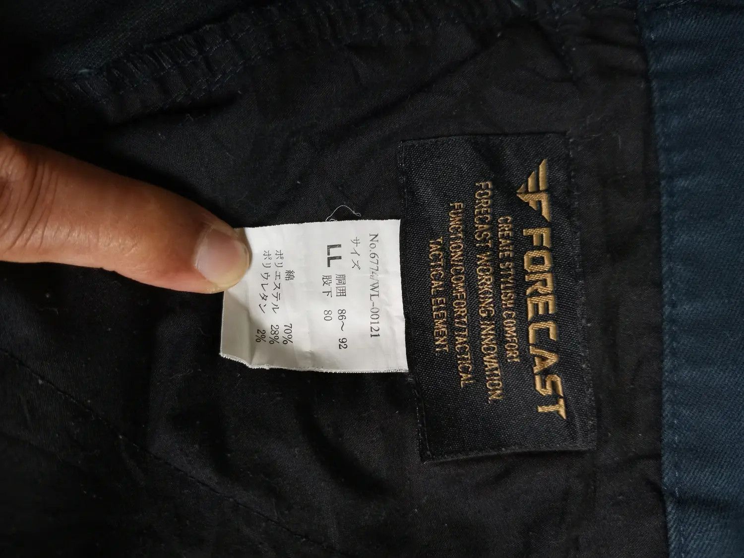 Designer Rare!!! Forecast Since 1997 Tactical Cargo Multipocket Pants Size US 33 - 3 Thumbnail